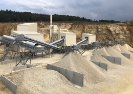 Industriebau Schotterwerk Bartholomä